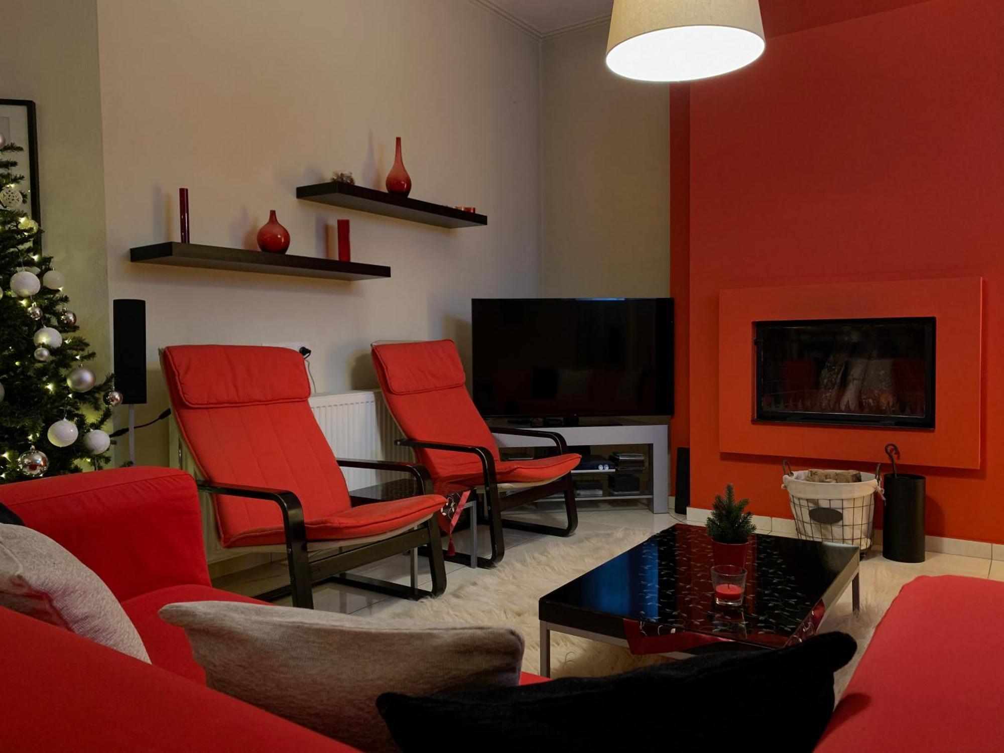 Sweet Red Home Trikala  Ngoại thất bức ảnh